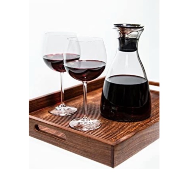 NWOT 50 oz Glass Carafe w/Stainless Steel Flip-Top Lid & Zippered Cozy - Picture 2 of 9